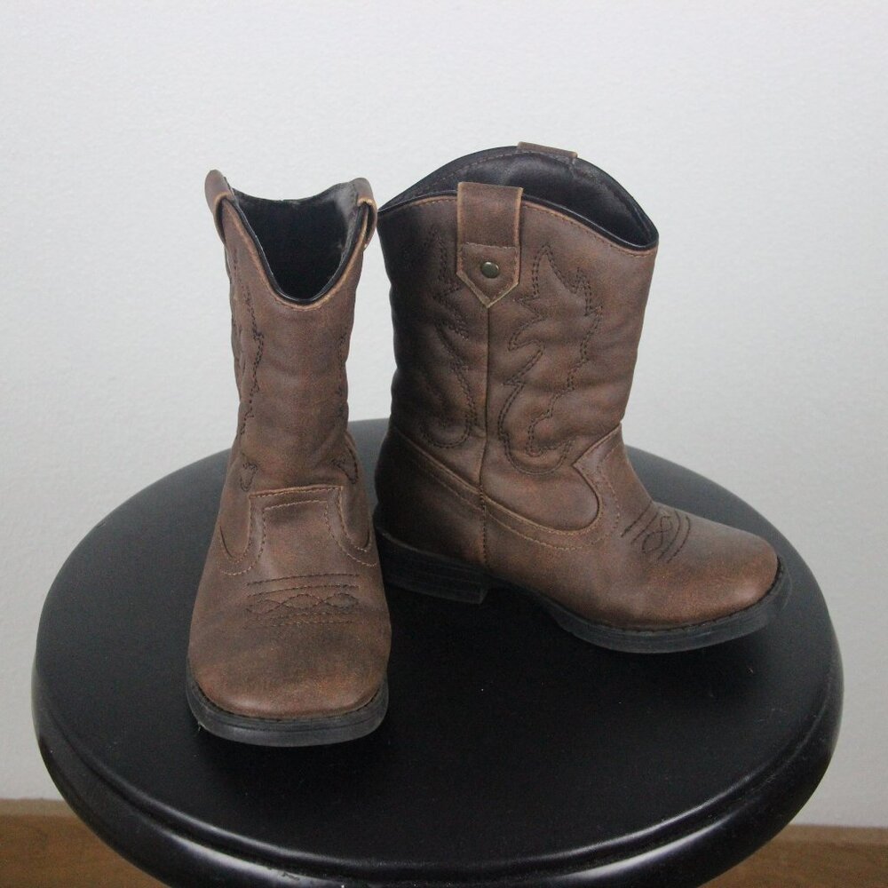 Wonder Nation, Boots, Boy's 8, MINIMAL USE
